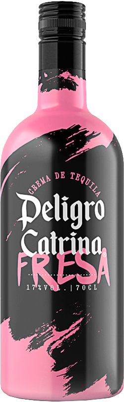 Crema de Tequila Fresa - Peligro Catrina | Andalusí Licores