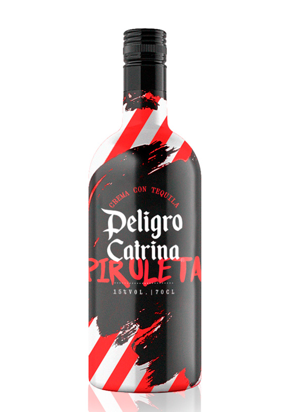 Crema Con Tequila Sabor Piruleta | Peligro Catrina